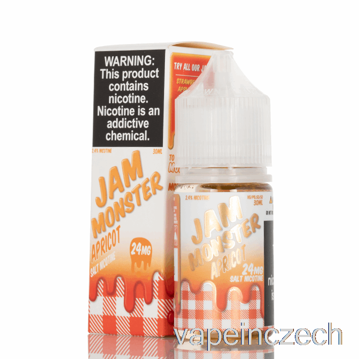 Meruňka - Džem Monster Salts - 30ml 24mg Vape Bez Nikotinu